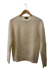 クルーネックニット/44/ウール/IVO