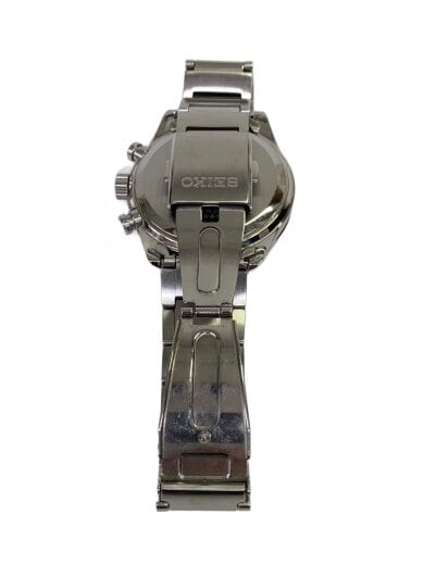 商品画像：ソーラー腕時計/アナログ/ステンレス/NVY/SLV/SS/V172-0AP0 5