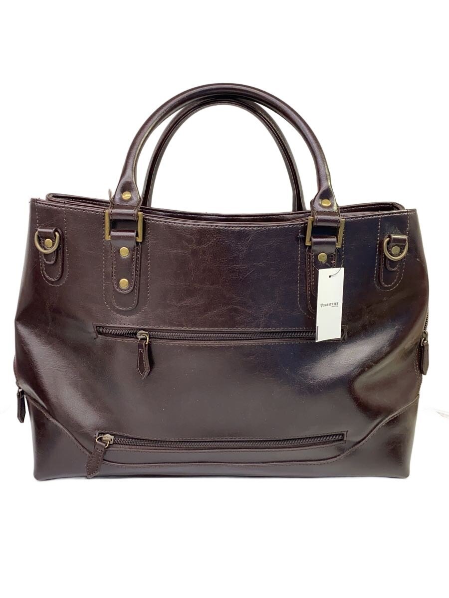 youta / ハンドバッグ/レザー/BRW/無地/2way