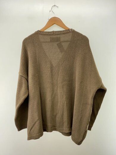 商品画像：カーディガン(厚手)/FREE/コットン/BRW/ボーダー/210102-T 2