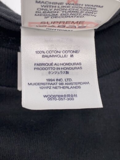 商品画像：Tシャツ/M/コットン/BLK/joke tee 4