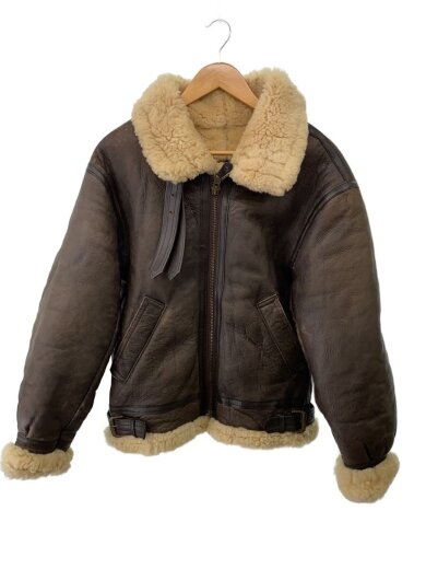 商品画像：COMBAT CLOTHING/フライトジャケット/M/羊革/BRW/無地 1