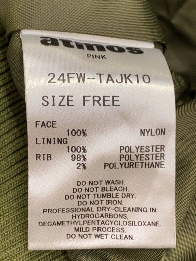 商品画像：ミリタリージャケット/FREE/ナイロン/KHK/24FW-TAJK10 4