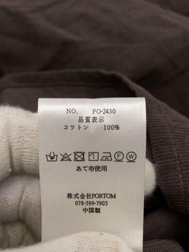 商品画像：長袖ワンピース/--/コットン/BRW/PO-2430 4