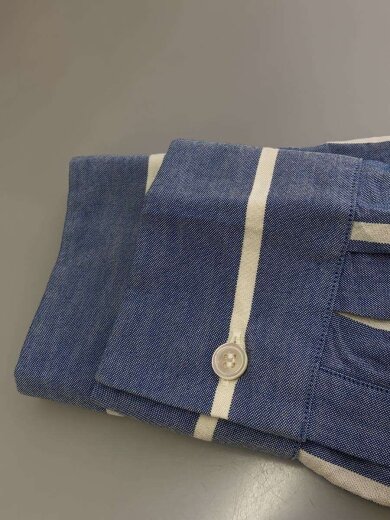 商品画像：長袖シャツ/2/シルク/BLU/US1608 5