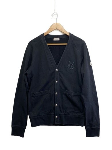 商品画像：カーディガン(厚手)/L/コットン/BLK/無地/J10918G00050// 1