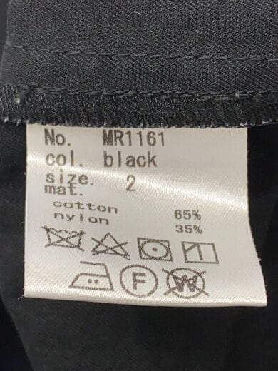 商品画像：ステンカラーコート/2/コットン/BLK/MR1161// 3