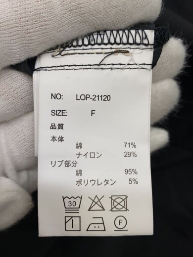 商品画像：長袖ワンピース/FREE/コットン/BLK// 4