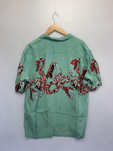 商品画像：STAR OF HOLLYWOOD/アロハシャツ/XL/レーヨン/GRN/総柄/SH38378// 2
