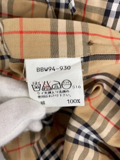 商品画像：長袖シャツ/M/コットン/BRW/チェック/BBW94-930// 4