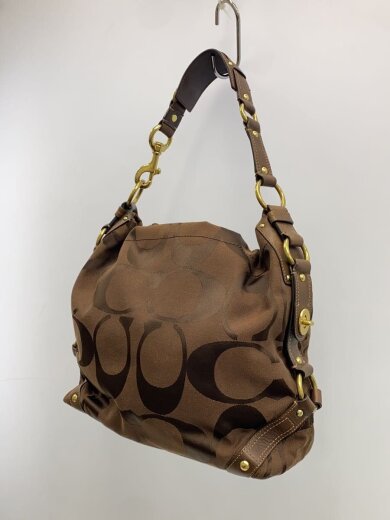 画像：COACHハンドバッグ/キャンバス/BRW/総柄/10620//2