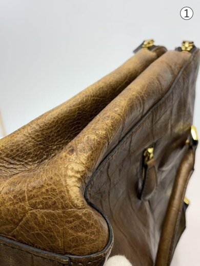 商品画像：トートバッグ/レザー/BRW 8