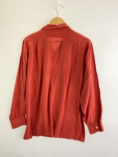 商品画像：長袖シャツ/3/レーヨン/RED/無地// 2