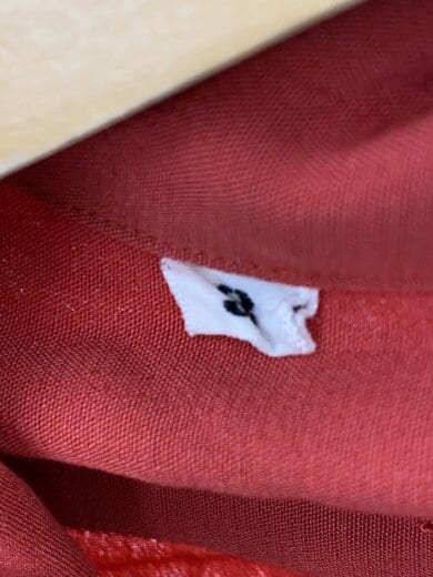 商品画像：長袖シャツ/3/レーヨン/RED/無地// 3