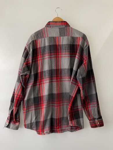 商品画像：ネルシャツ/XXL/コットン/RED/チェック// 2