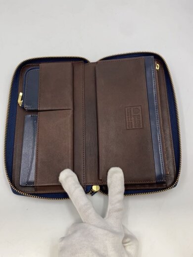 商品画像：長財布/レザー/NVY/メンズ// 4