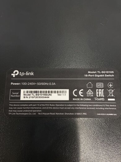 商品画像：パソコン周辺機器/TL-SG1016S// 8
