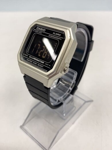 商品画像：クォーツ腕時計/デジタル/ラバー/SLV/BLK/W-217H// 2