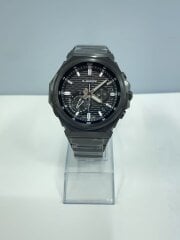 ソーラー腕時計_G-SHOCK/アナログ/ステンレス/BLK/GRY/SS