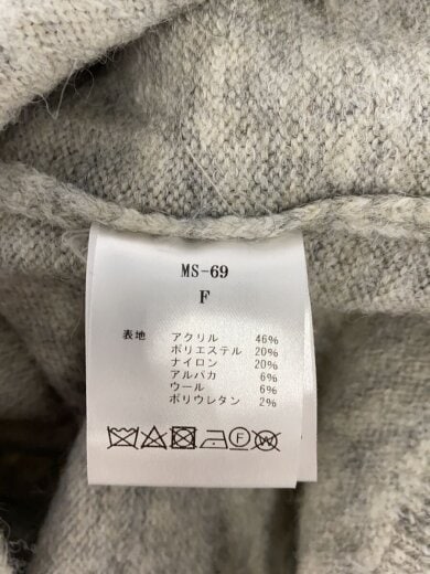 商品画像：epa/ニット・セーター(薄手)/FREE/アクリル/GRY/MS-69// 4