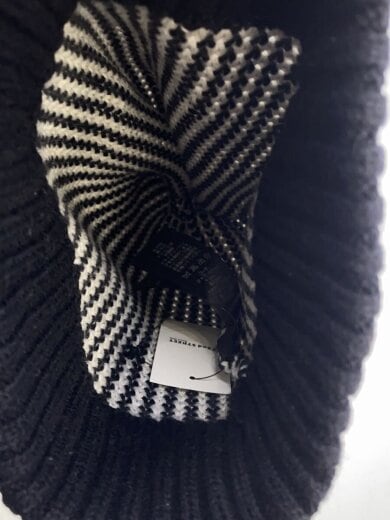 商品画像：ニットキャップ/--/ウール/BLK/レディース 3