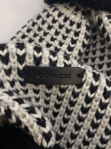 商品画像：ニットキャップ/--/ウール/BLK/レディース 4