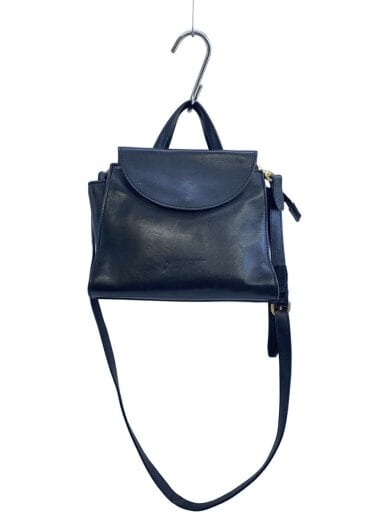 商品画像：ショルダーバッグ/レザー/BLK/無地 1