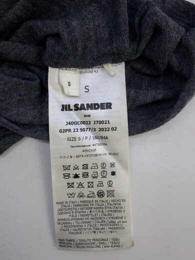 商品画像：長袖Tシャツ/S/コットン/GRY/無地/j40gc0022 4