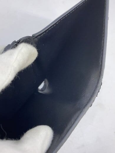 商品画像：2つ折り財布/レザー/BLK/メンズ/649605 6