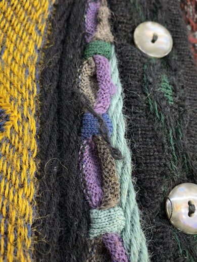 商品画像：カーディガン(厚手)/SS/ウール/マルチカラー/総柄// 7