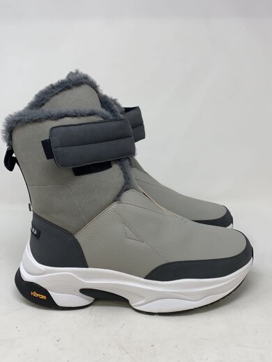 商品画像：ブーツ/28cm/GRY/フェイクレザー/スノーブーツ/スウェード/裏ボア/靴/シューズ/VIBRAM// 2