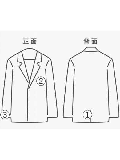 商品画像：ジャケット/S/コットン/GRY// 9
