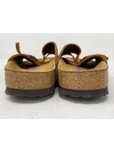 画像：BIRKENSTOCKサンダル/40/CML/スウェード/靴/スリッパ/草履/革/シューズ/夏/茶色/26.0/5