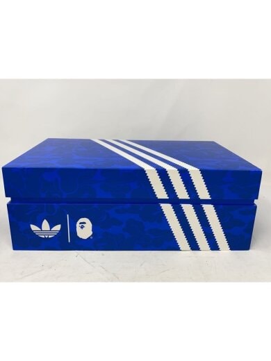 商品画像：SAMBA BAPE_サンバ ベイプ/27.5cm/WHT/レザー/タグ付き/コラボ/BAPE/エイプ 8