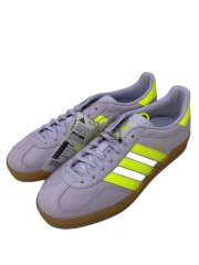 GAZELLE INDOOR_ガゼル インドア/26.5cm/PUP/レザー/蛍光イエロー/靴/パステル