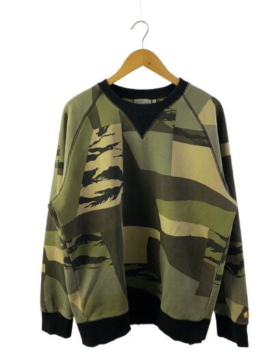 商品画像：スウェット/XL/コットン/GRN/カモフラ/CHASE SWEAT 1