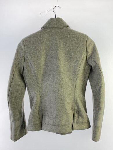 商品画像：ダブルライダースジャケット/38/ウール/GRY/JRCQ-YA-1084/首元汚れ有 2