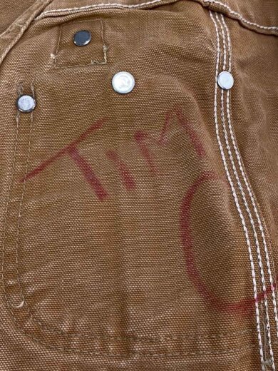 商品画像：オーバーオール/32/コットン/CML/無地 8