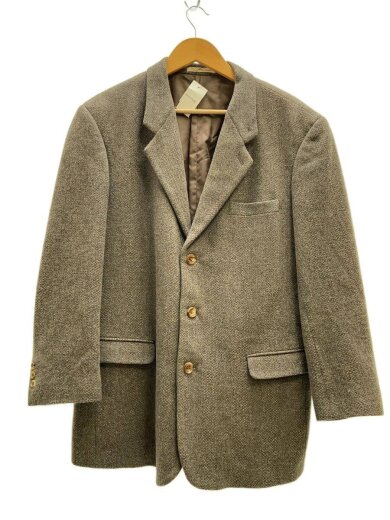 商品画像：テーラードジャケット/L/ウール/BRW/D0434FJ 1