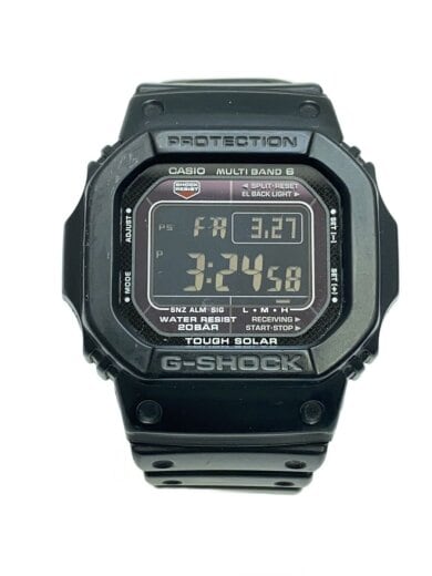 商品画像：ソーラー腕時計/デジタル/ラバー/BLK/BLK/GW-M5610 1
