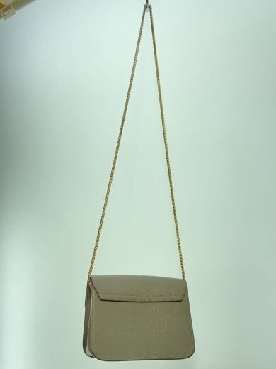 商品画像：ショルダーバッグ/レザー/BEG 3