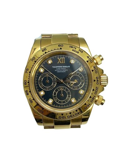 商品画像：クォーツ腕時計/アナログ/--/BLK/GLD/VD005 1