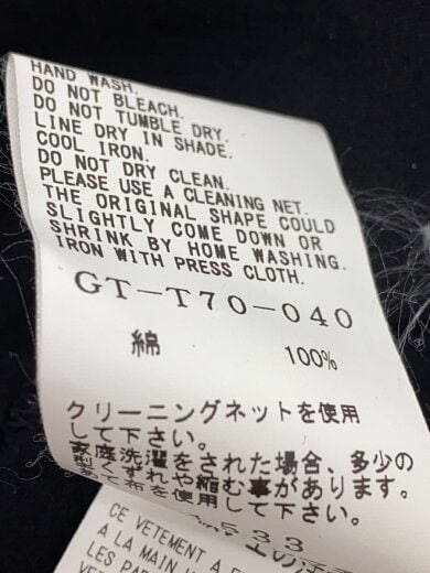 商品画像：長袖Tシャツ/3/コットン/BLK/GT-T70-040 4