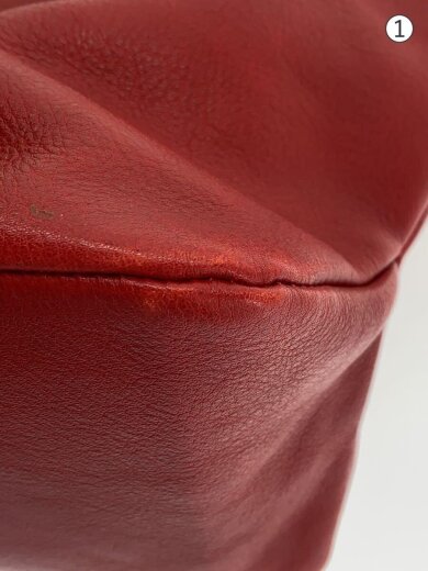 商品画像：トートバッグ/レザー/RED 7