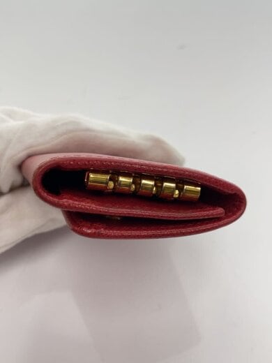 商品画像：キーケース/レザー/RED/無地/レディース/4連 7