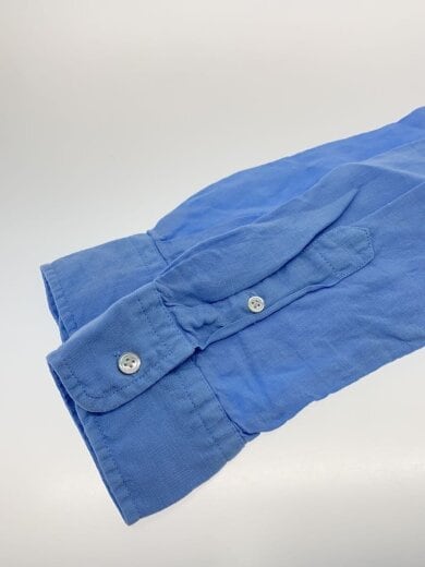 商品画像：classic fit/長袖シャツ/S/リネン/BLU 5