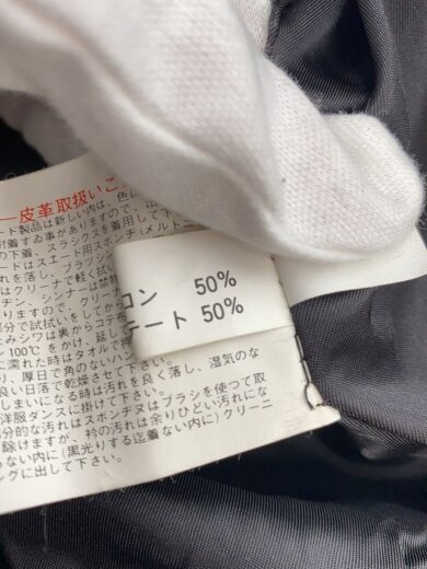 商品画像：KAKUISHI/ダブルライダースジャケット/袖フリンジ/L/牛革/BLK 4