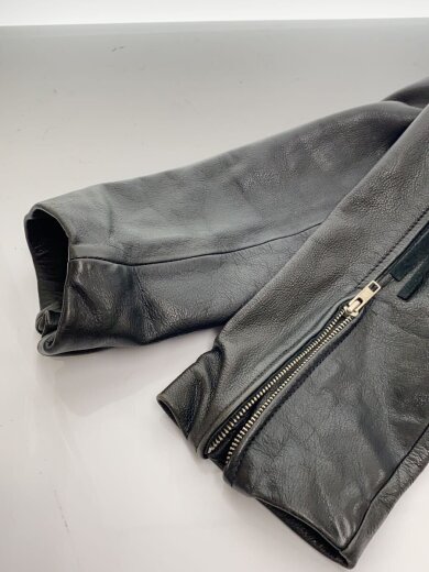 商品画像：KAKUISHI/ダブルライダースジャケット/袖フリンジ/L/牛革/BLK 5