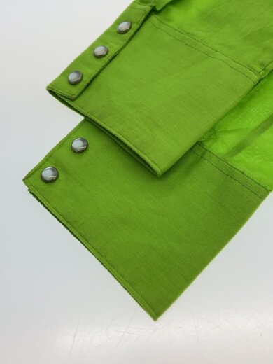 商品画像：ウエスタンシャツ/USA製/長袖シャツ/M/ポリエステル/GRN 5