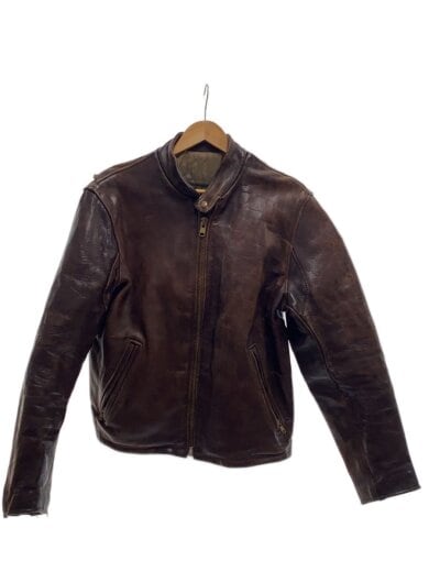 商品画像：HOT LEATHERS/レザージャケット・ブルゾン/42/レザー/BRW/USA製 1
